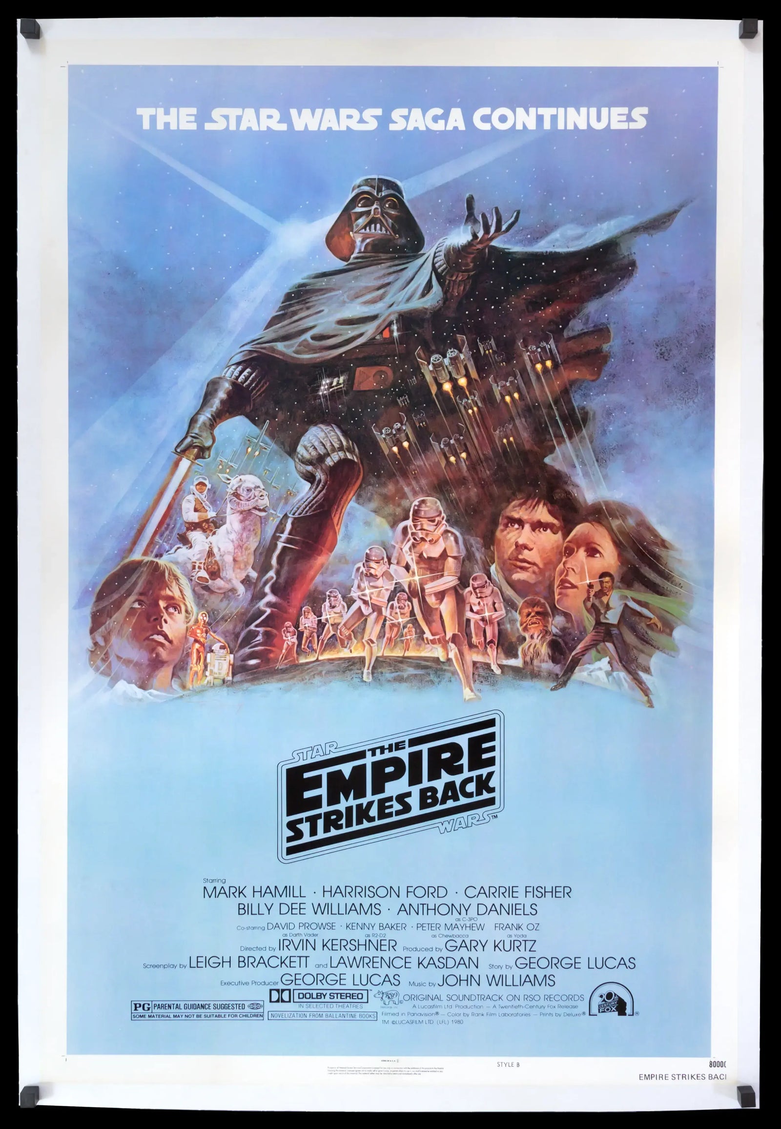Empire Strikes Back (1980) original movie poster for sale at Original Film Art - Vintage Movie Posters