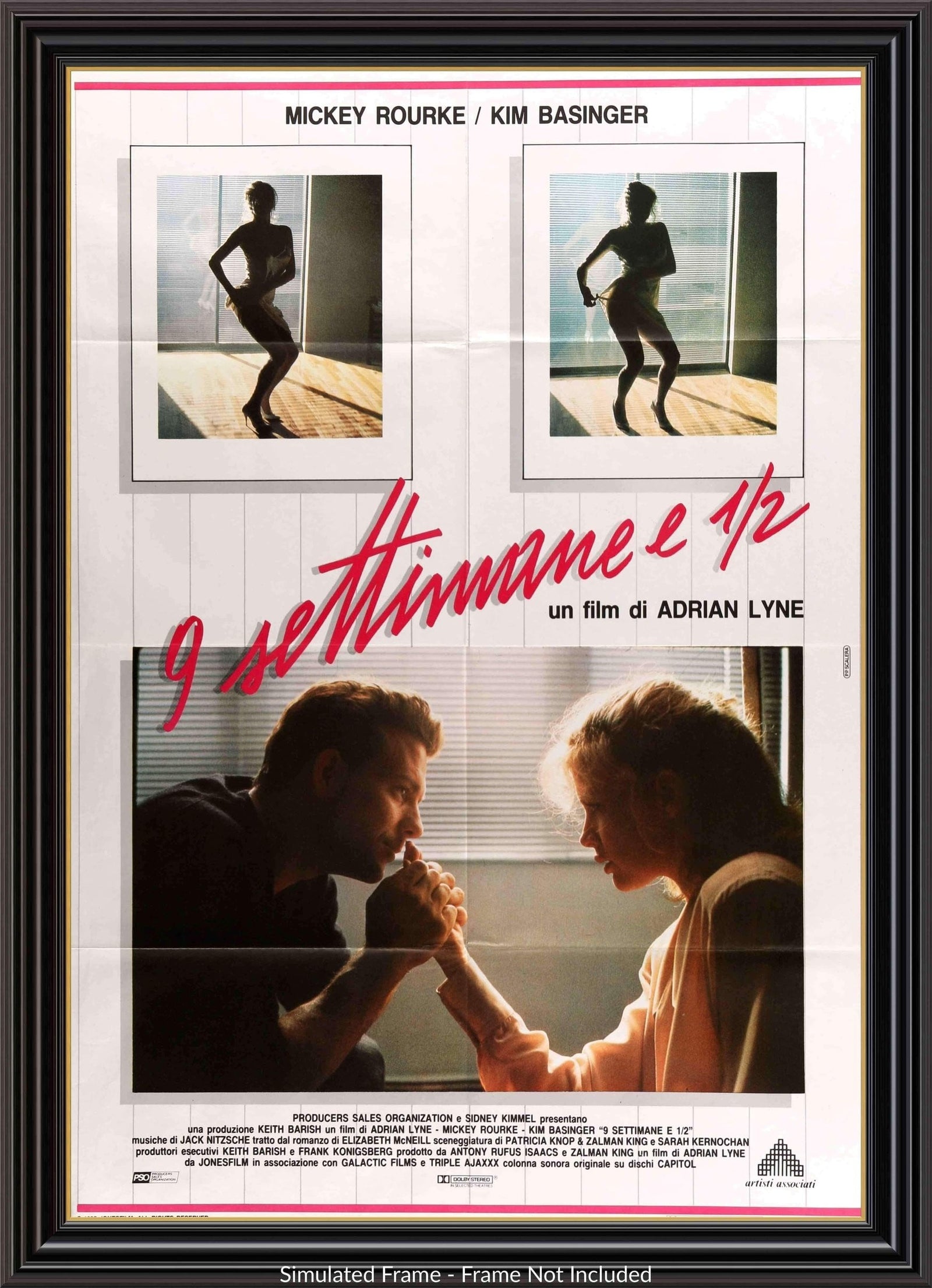 9 1/2 Weeks (1986) original movie poster for sale at Original Film Art - Vintage Movie Posters