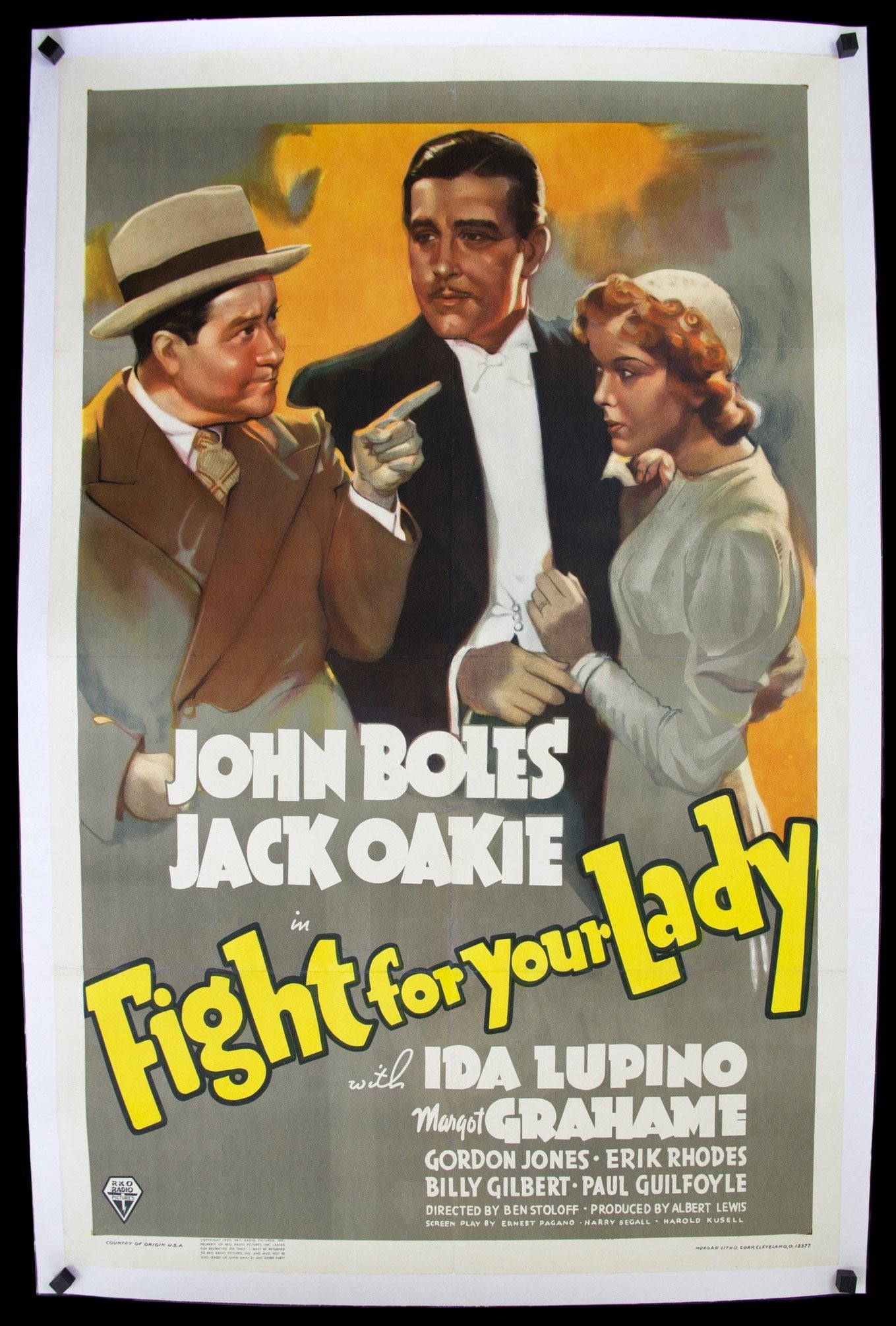 Fight for Your Lady (1937) original movie poster for sale at Original Film Art - Vintage Movie Posters