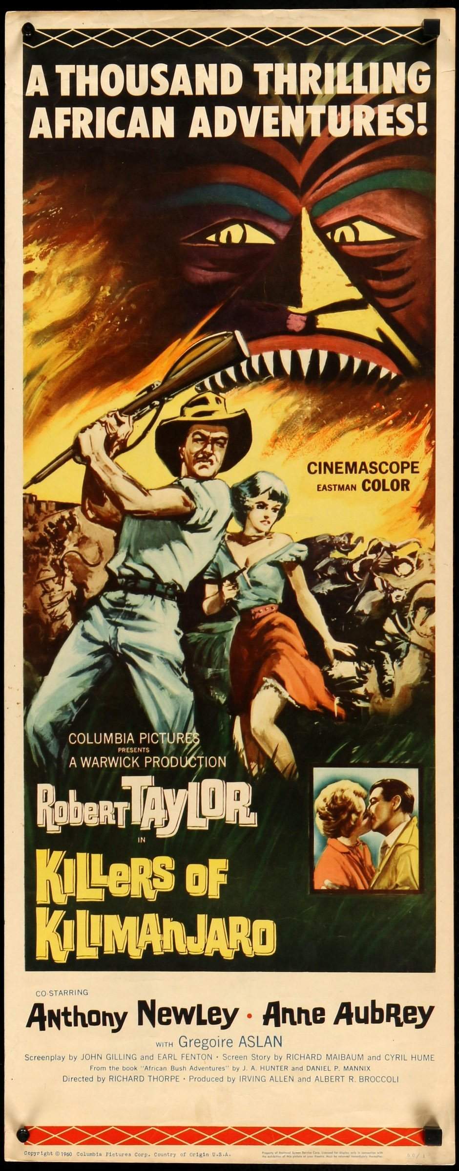 Killers of Kilimanjaro (1959) original movie poster for sale at Original Film Art - Vintage Movie Posters