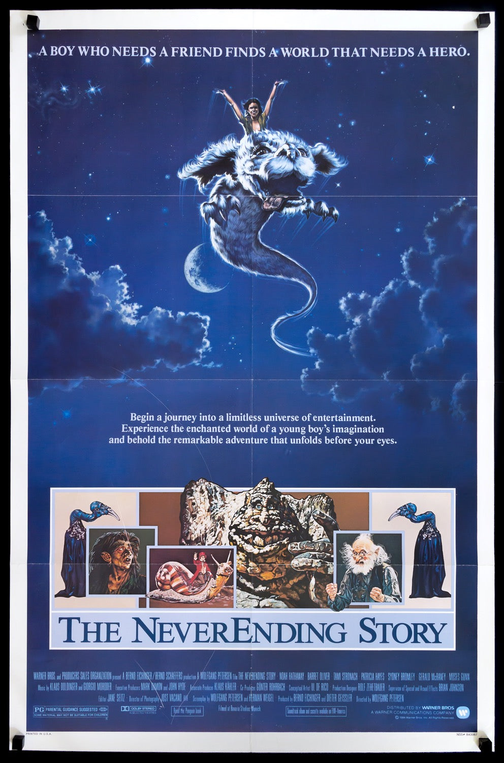 Neverending Story (1984) original movie poster for sale at Original Film Art - Vintage Movie Posters