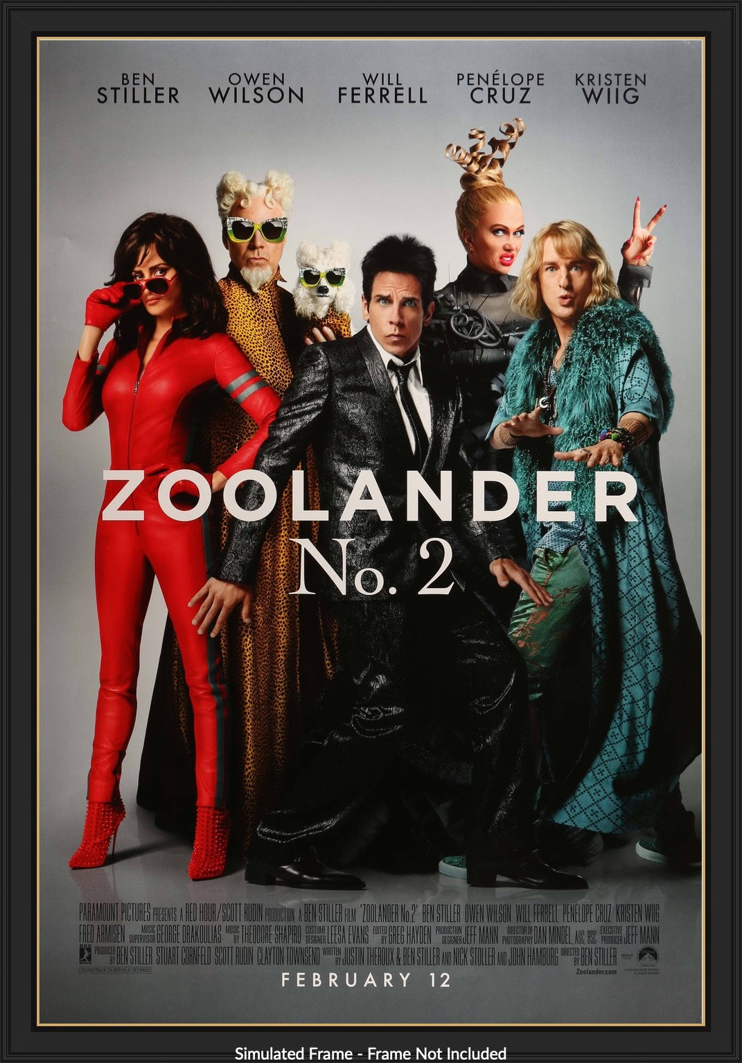 Zoolander No. 2 (2016) original movie poster for sale at Original Film Art - Vintage Movie Posters
