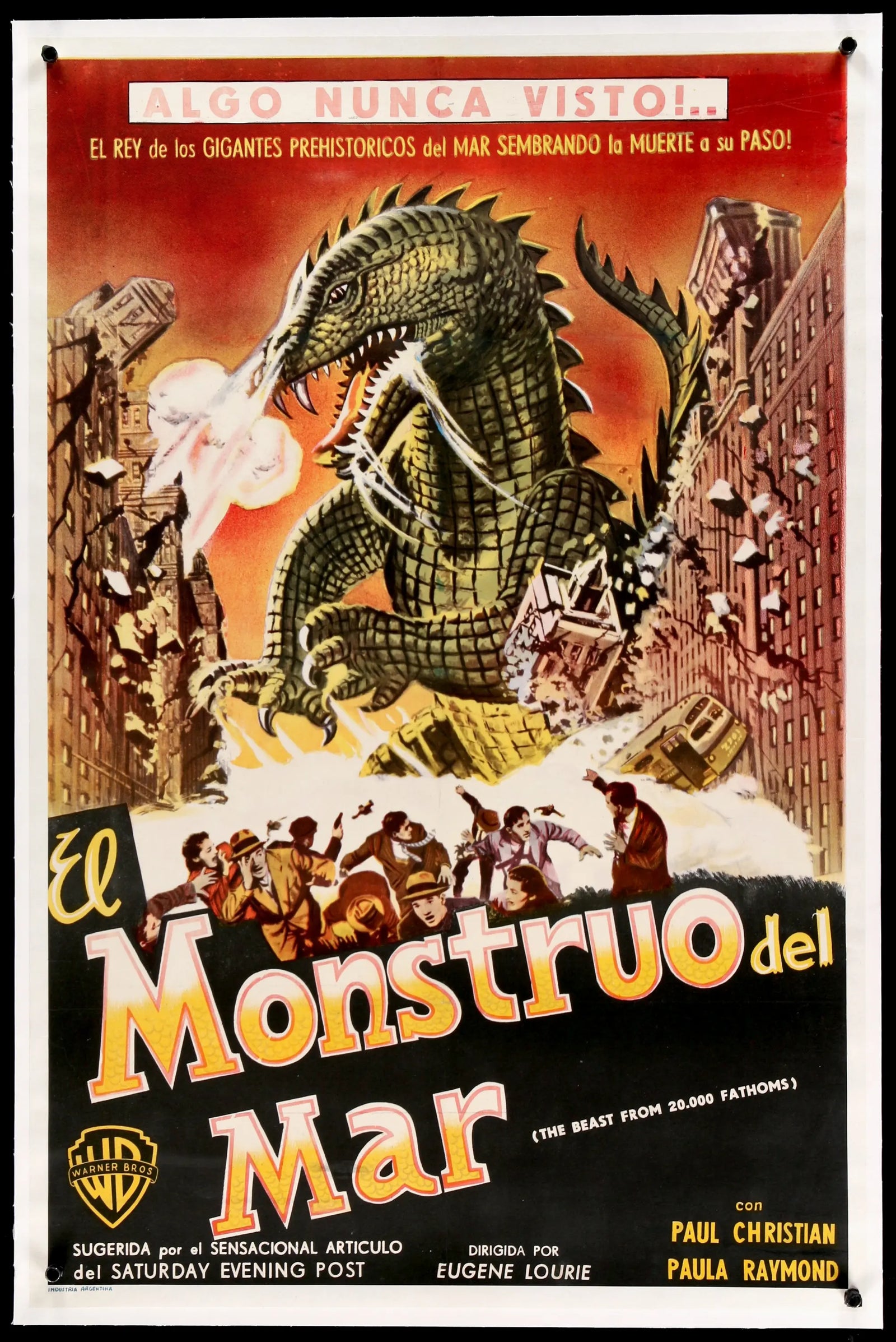 Beast from 20,000 Fathoms (1953) original movie poster for sale at Original Film Art - Vintage Movie Posters