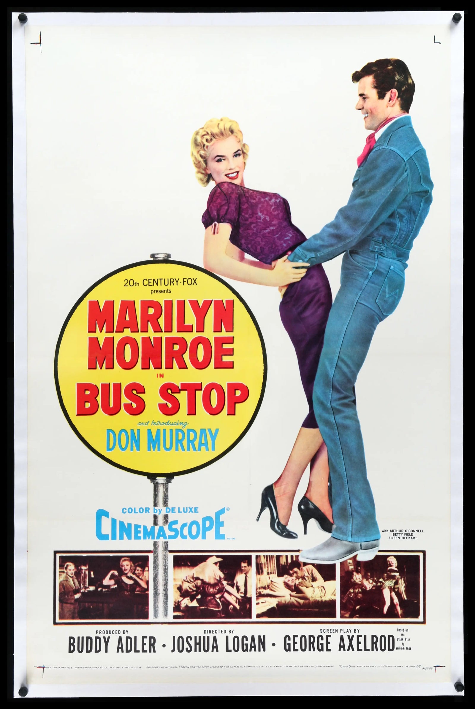 Bus Stop (1956) original movie poster for sale at Original Film Art - Vintage Movie Posters