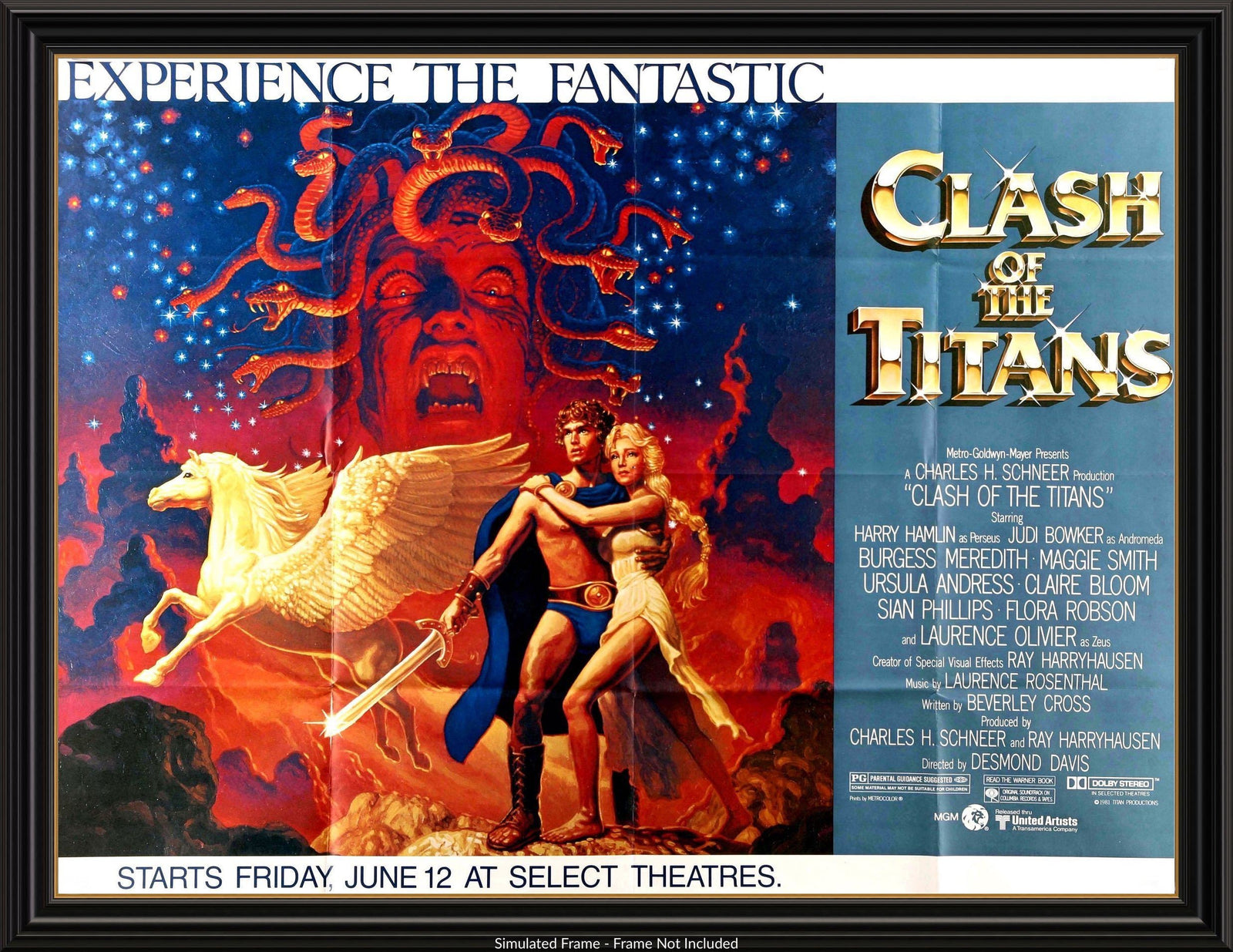Clash of the Titans (1981) original movie poster for sale at Original Film Art - Vintage Movie Posters