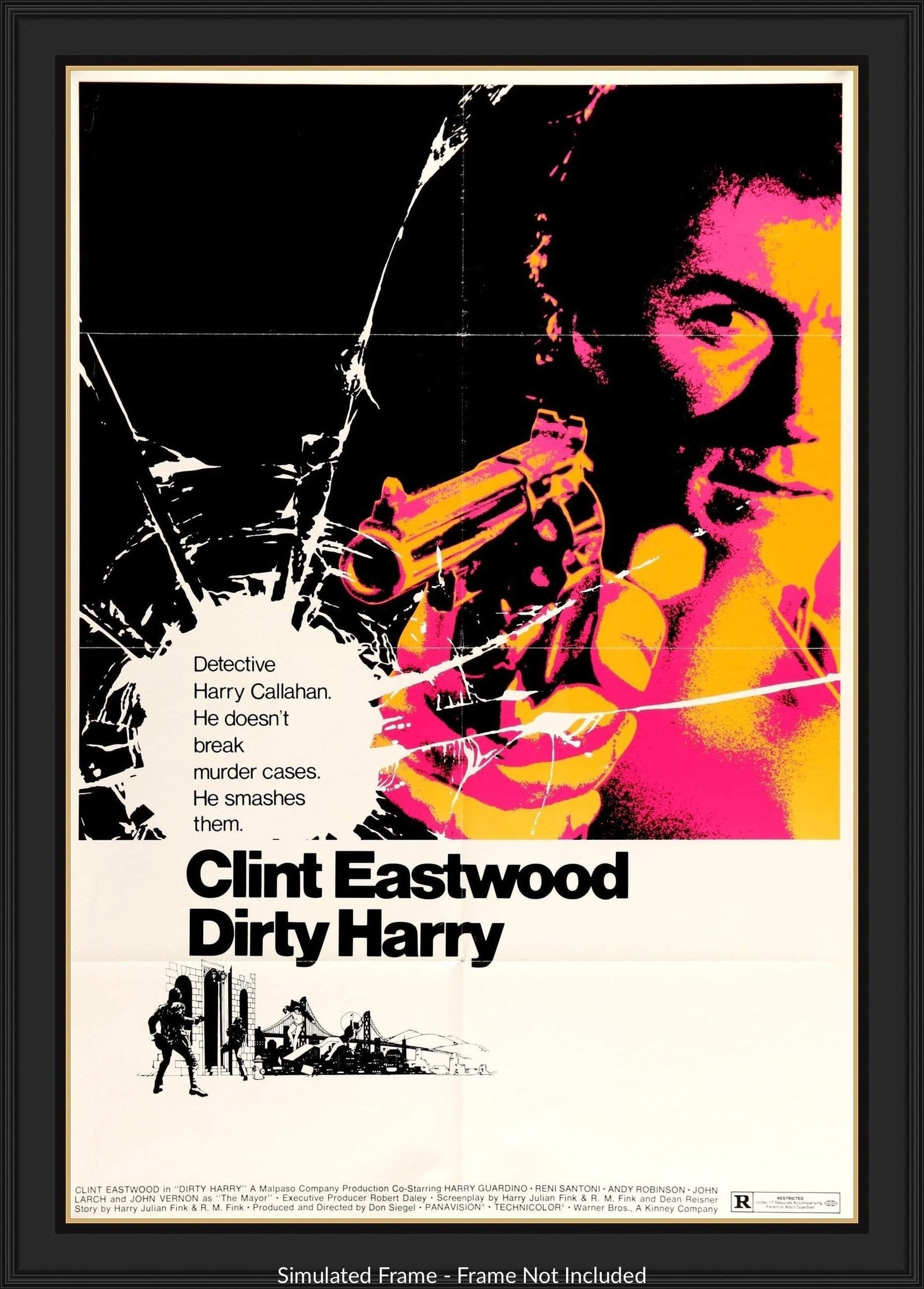 Dirty Harry (1971) original movie poster for sale at Original Film Art - Vintage Movie Posters