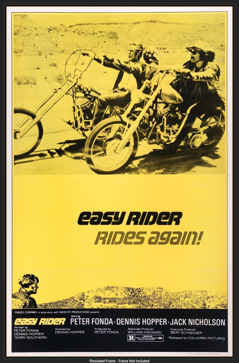 Easy Rider (1969) original movie poster for sale at Original Film Art - Vintage Movie Posters