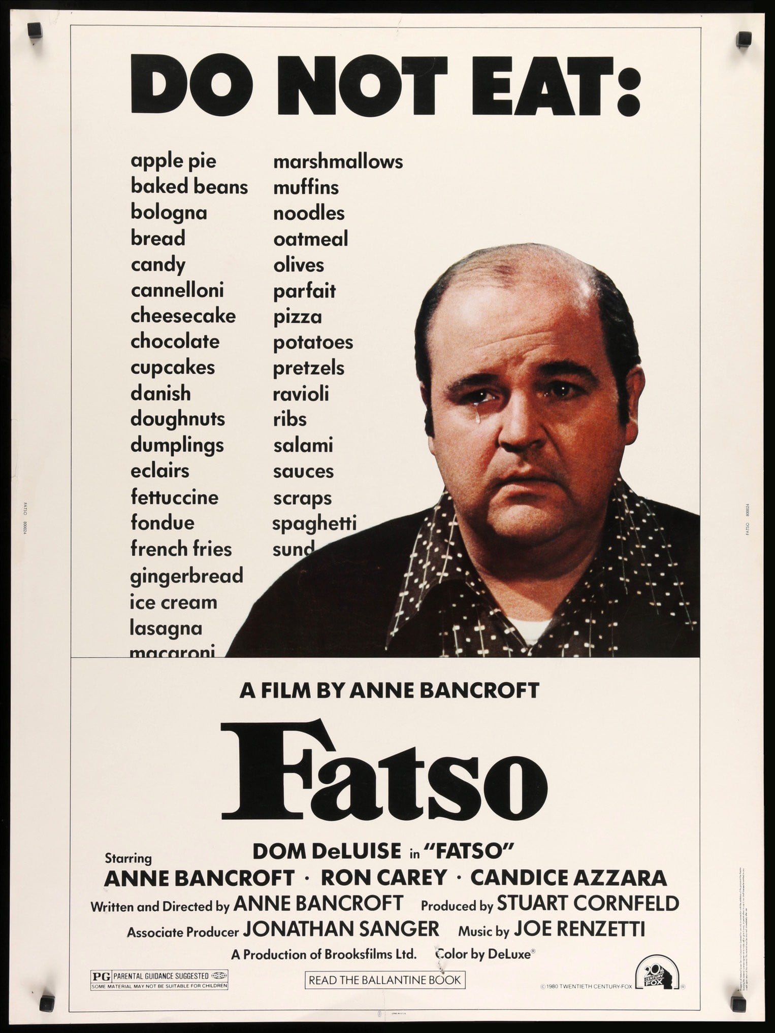 Fatso (1980) original movie poster for sale at Original Film Art - Vintage Movie Posters