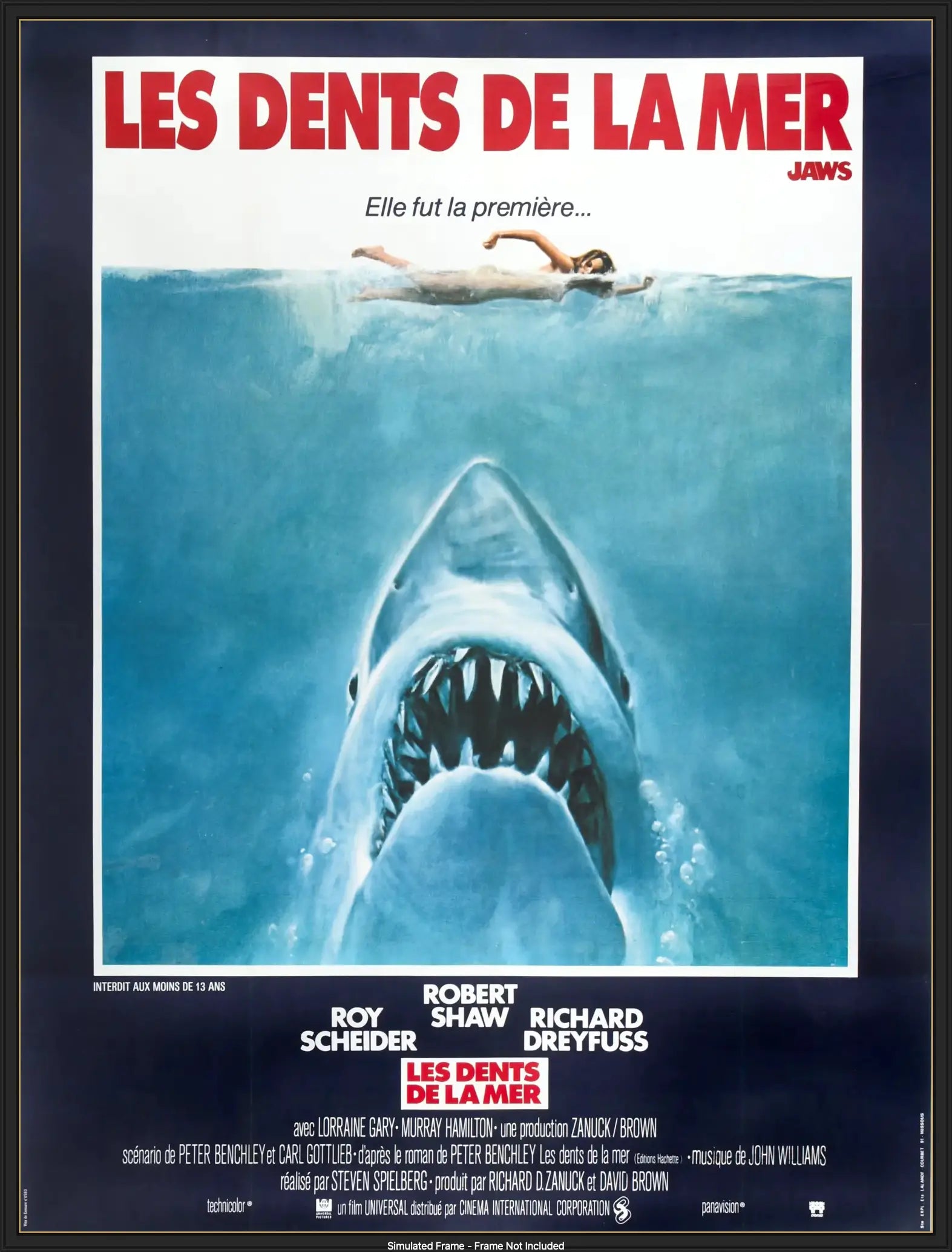 Jaws (1975) original movie poster for sale at Original Film Art - Vintage Movie Posters
