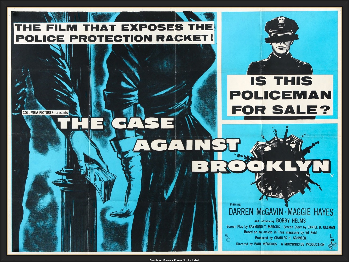 Case Against Brooklyn (1958) original movie poster for sale at Original Film Art - Vintage Movie Posters