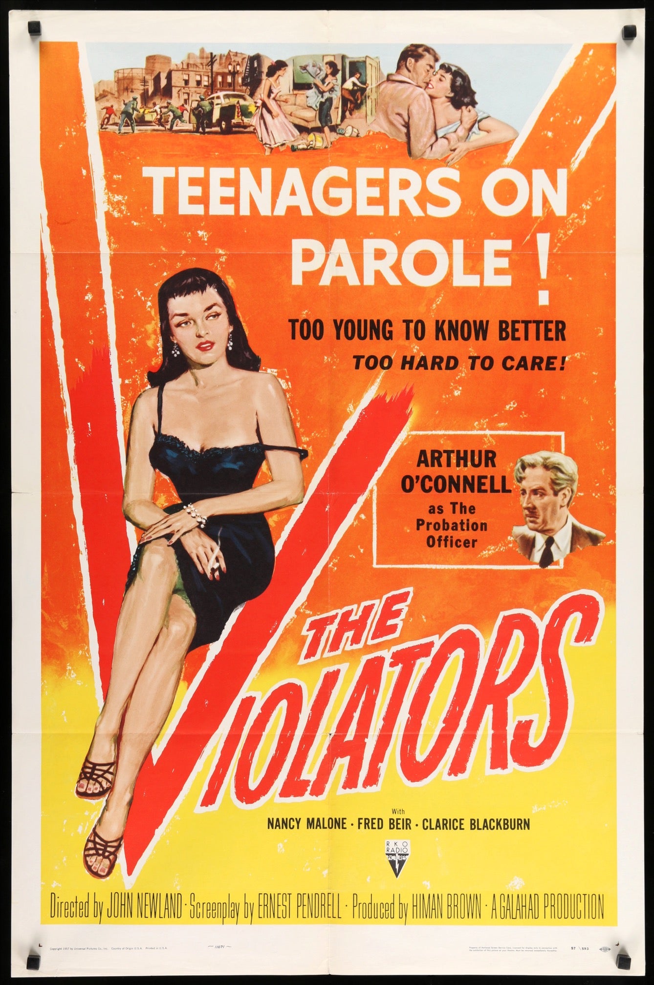Violators (1957) original movie poster for sale at Original Film Art - Vintage Movie Posters