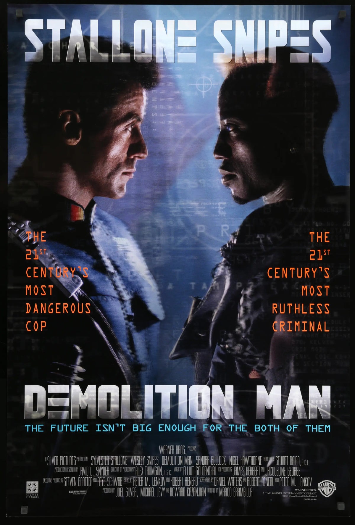Demolition Man (1993) original movie poster for sale at Original Film Art