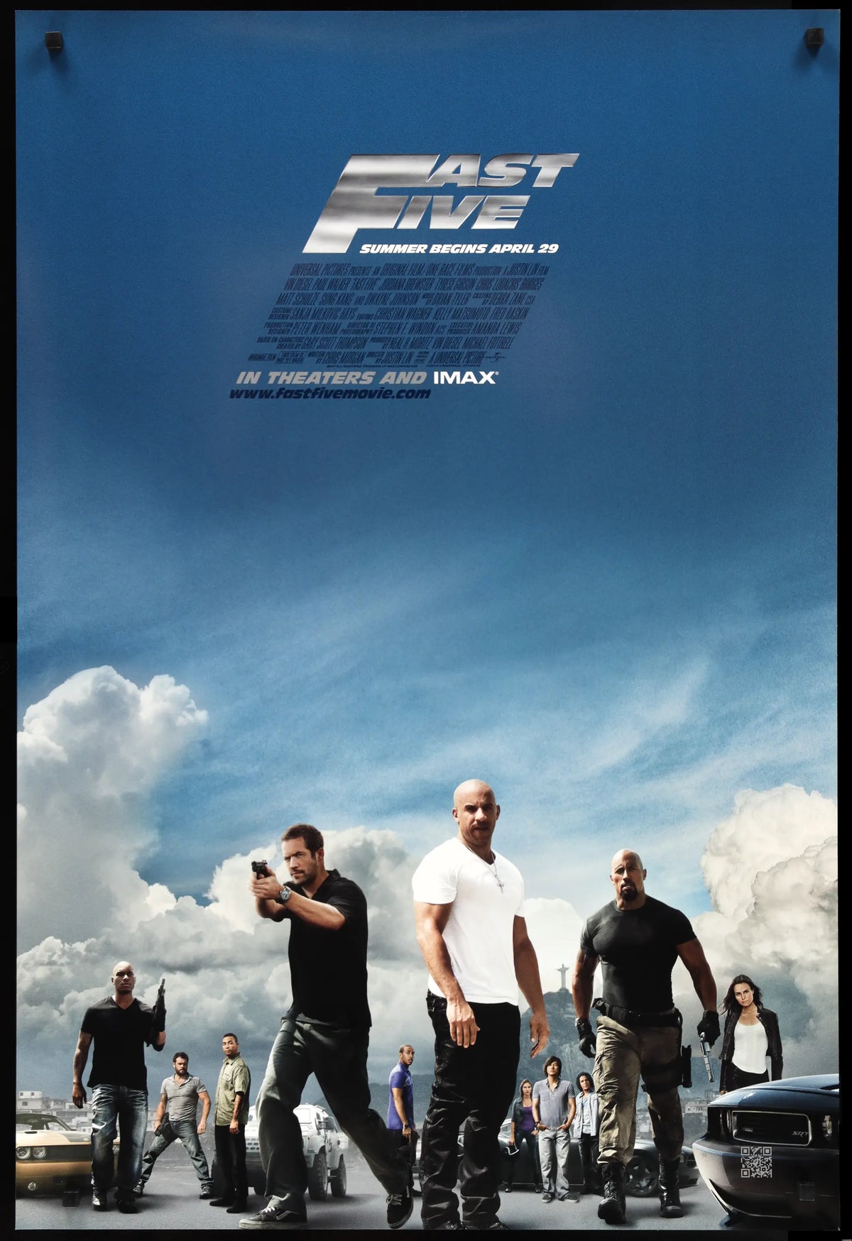 Fast Five (2011) original movie poster for sale at Original Film Art