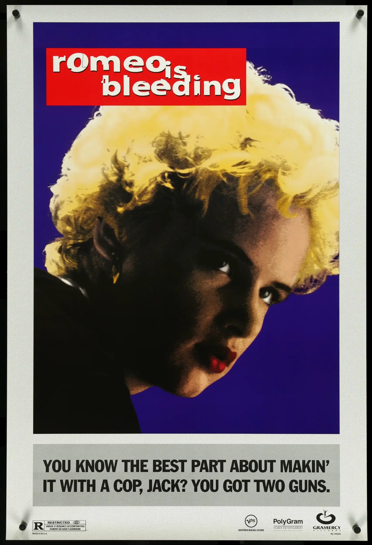 Romeo Is Bleeding (1994) original movie poster for sale at Original Film Art - Vintage Movie Posters