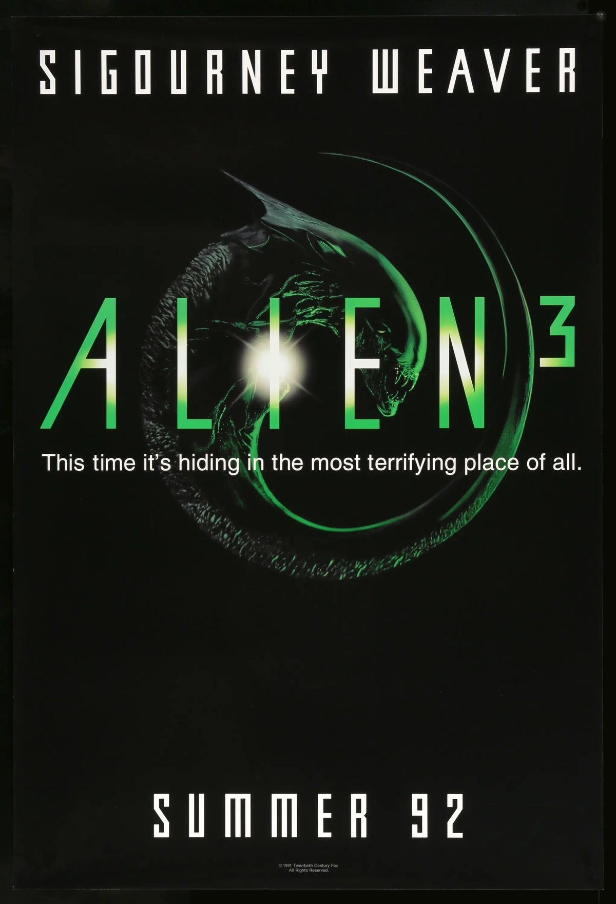 Alien 3 (1992) original movie poster for sale at Original Film Art