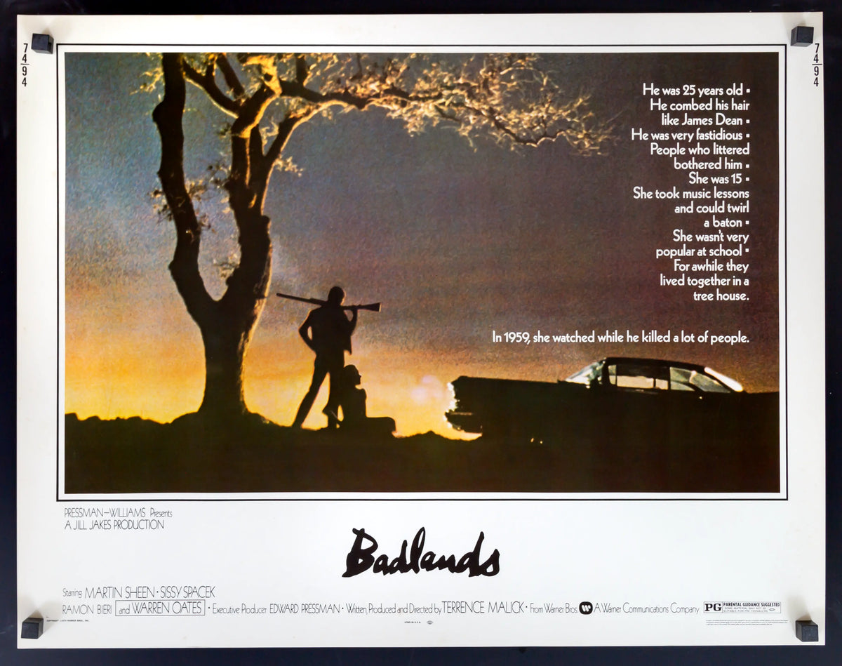 Badlands (1973) original movie poster for sale at Original Film Art