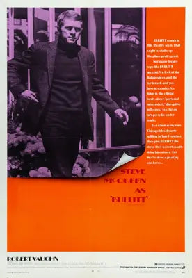 Bullitt (1968) original movie poster for sale at Original Film Art - Vintage Movie Posters