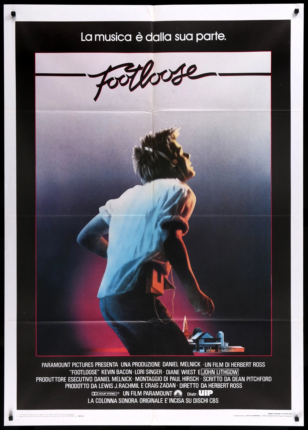 Footloose (1984) original movie poster for sale at Original Film Art