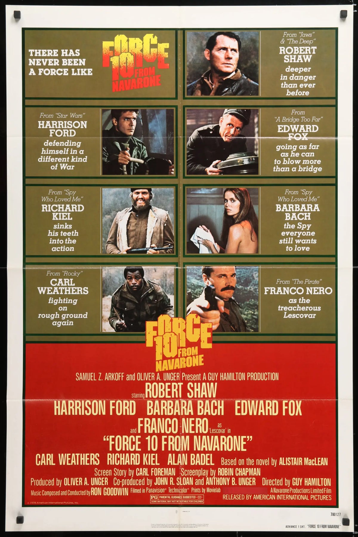 Force 10 From Navarone (1978) original movie poster for sale at Original Film Art - Vintage Movie Posters