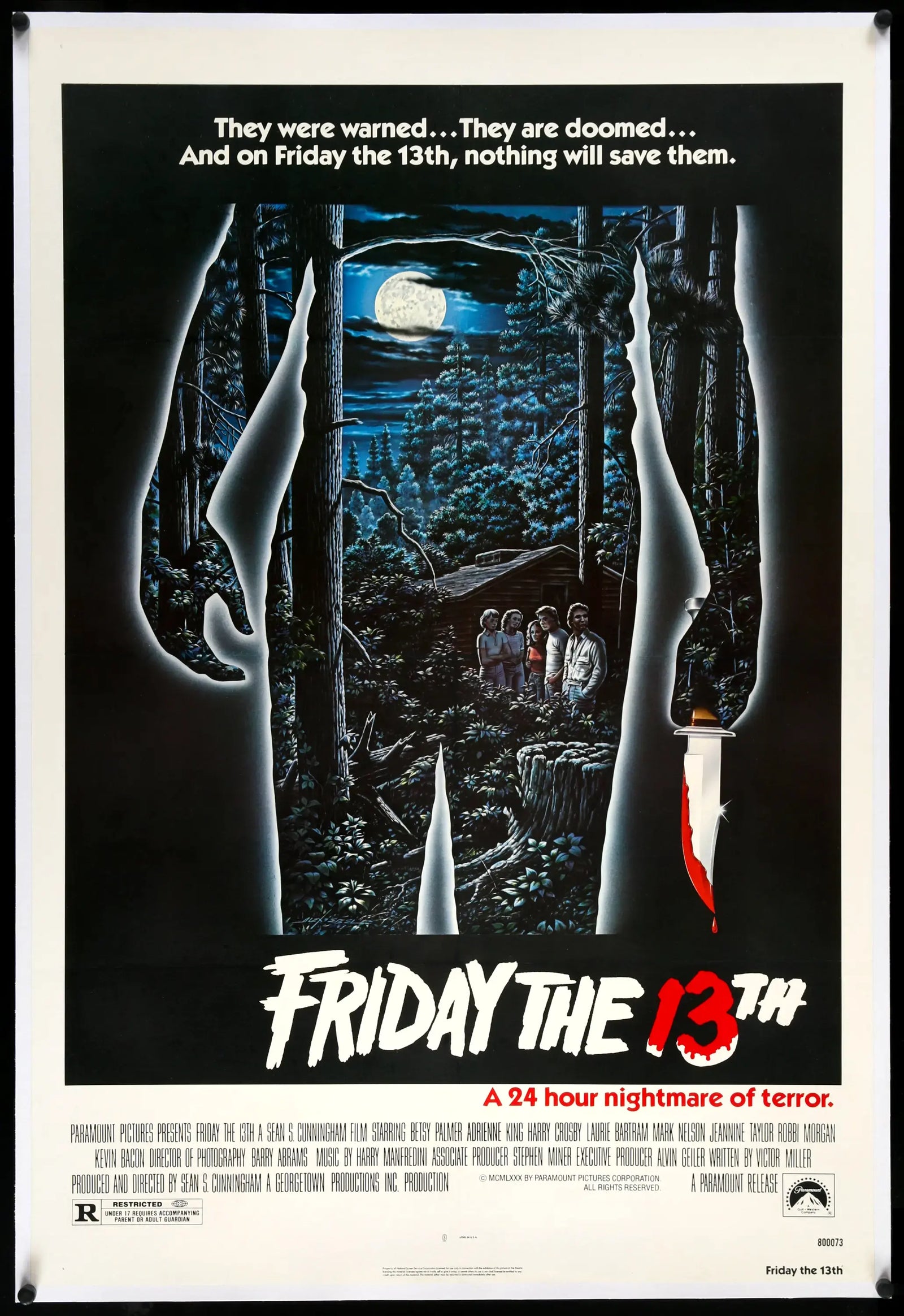 Friday the 13th (1980) original movie poster for sale at Original Film Art - Vintage Movie Posters