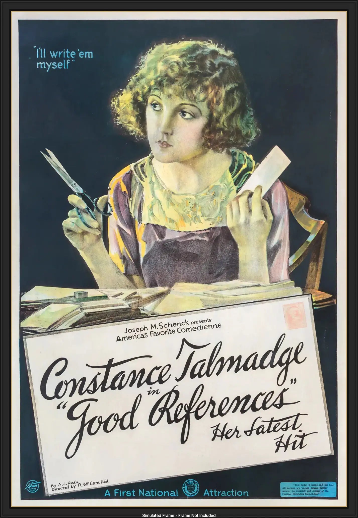 Good References (1920) original movie poster for sale at Original Film Art - Vintage Movie Posters