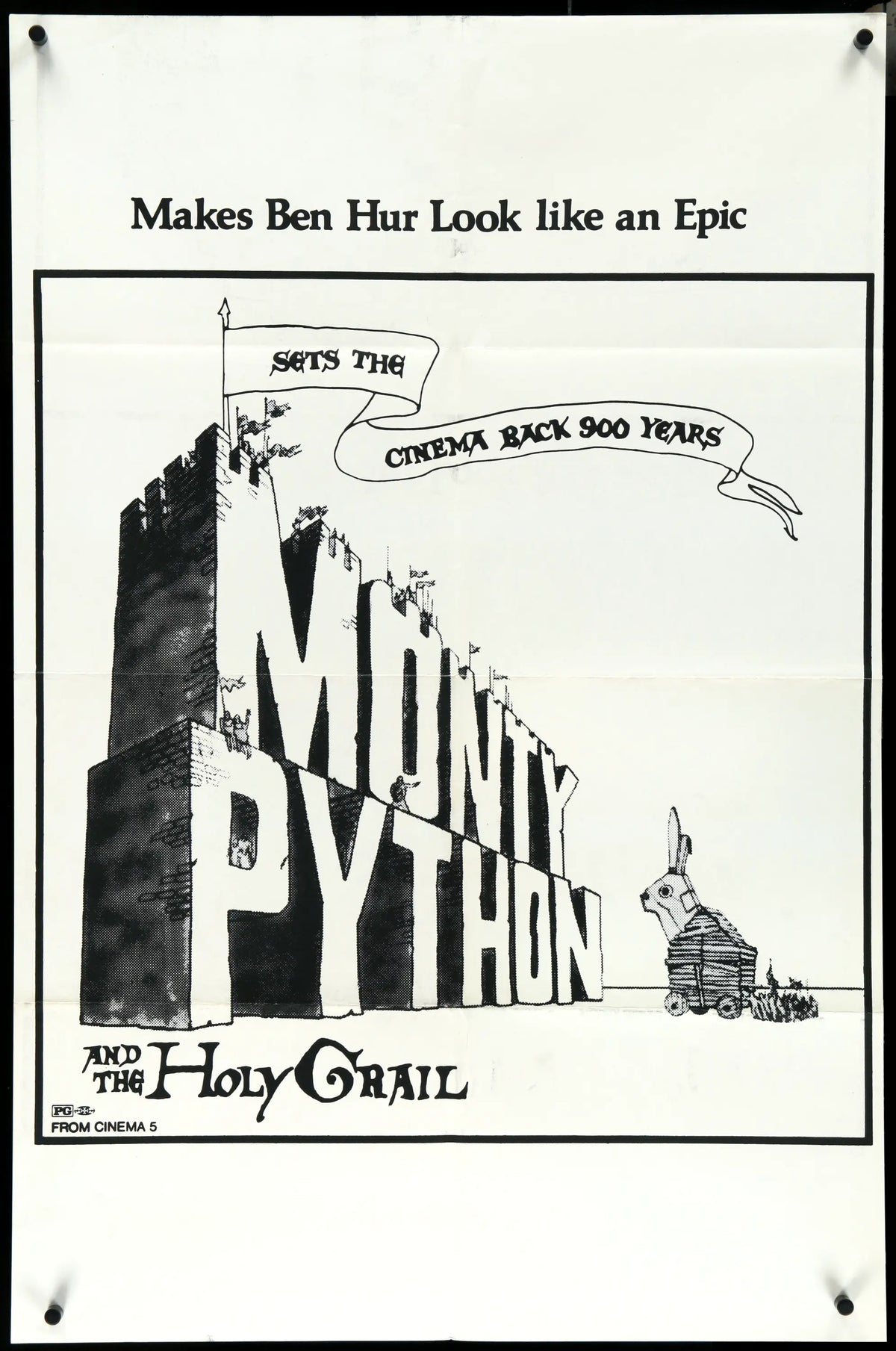 Monty Python and the Holy Grail (1975) Original One-Sheet Movie Poster ...