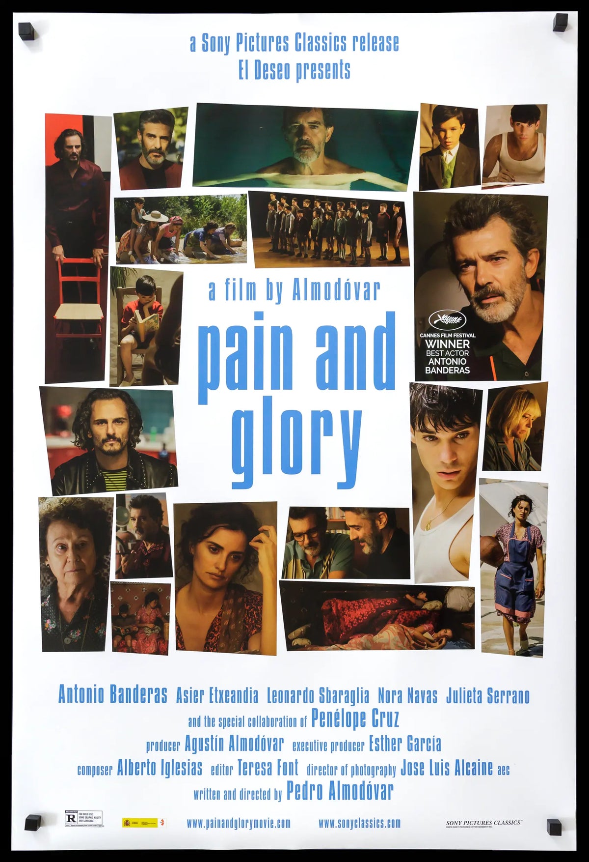 Pain and Glory (2019) original movie poster for sale at Original Film Art
