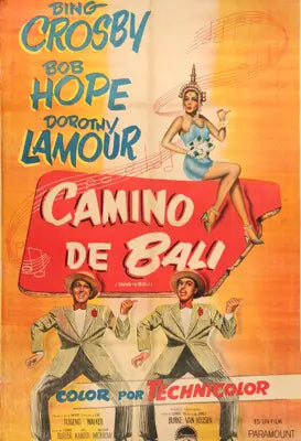 Road to Bali (1952) original movie poster for sale at Original Film Art - Vintage Movie Posters