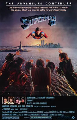 Superman II (1980) original movie poster for sale at Original Film Art - Vintage Movie Posters