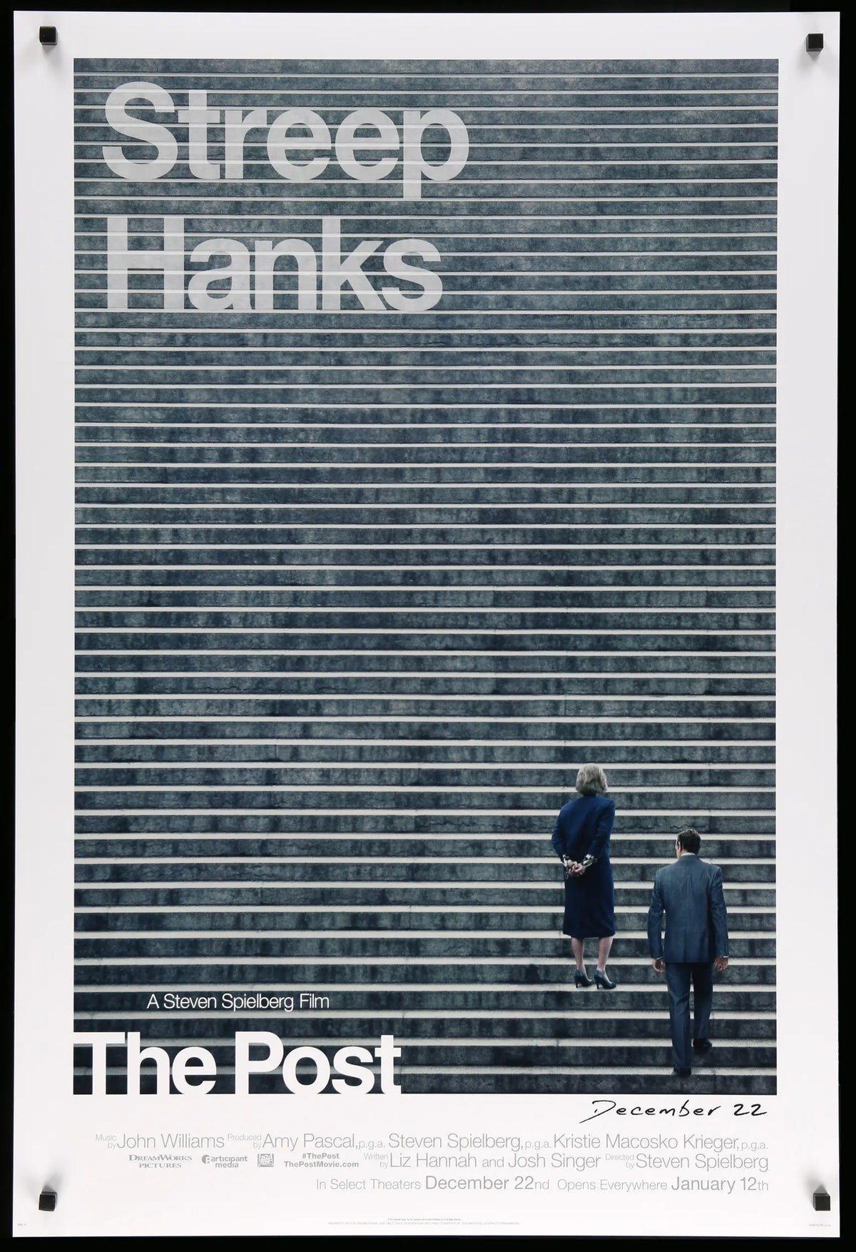 The Post (2017) Original One-Sheet Movie Poster - Original Film Art ...