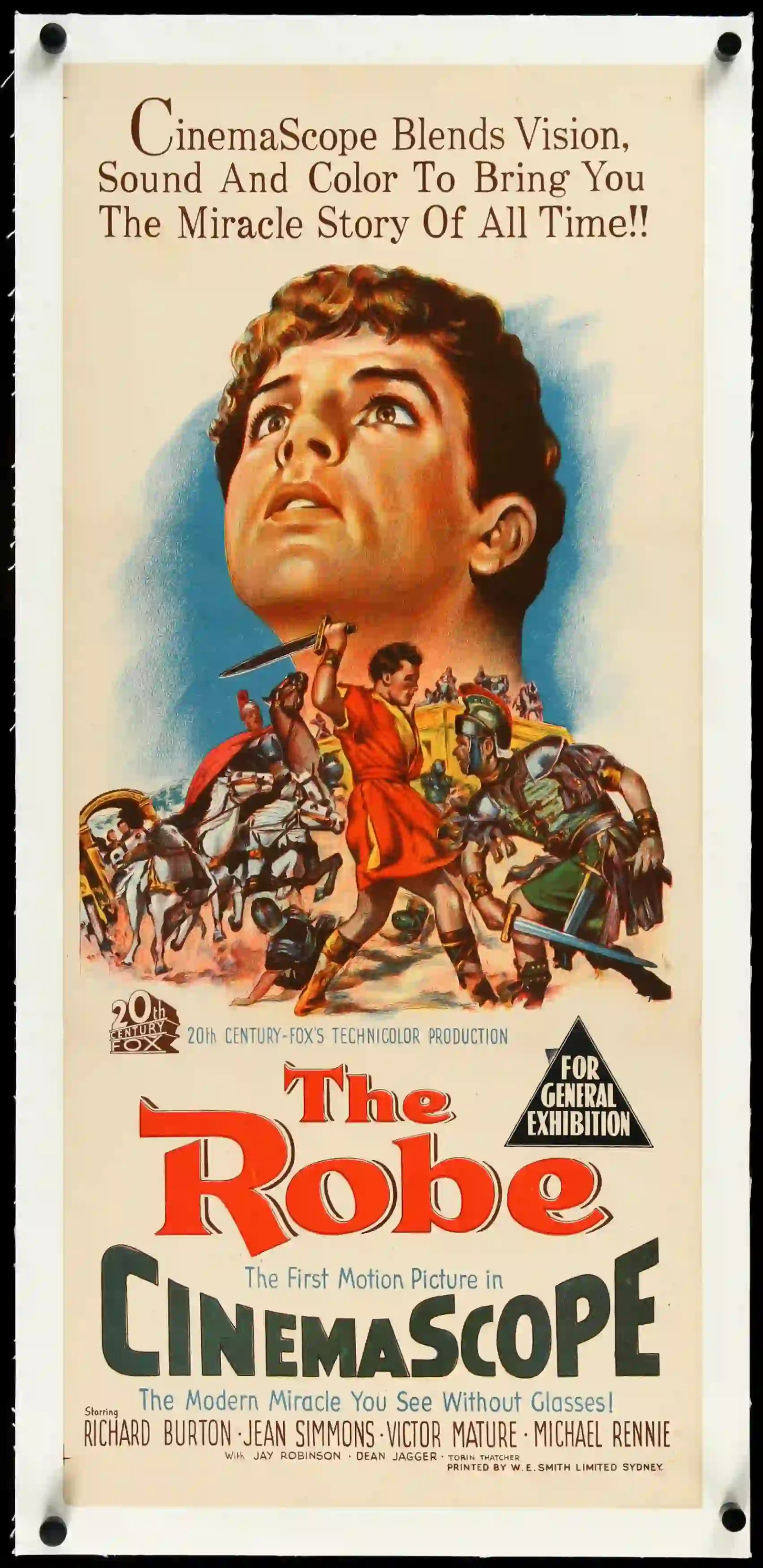 Robe (1953) original movie poster for sale at Original Film Art - Vintage Movie Posters