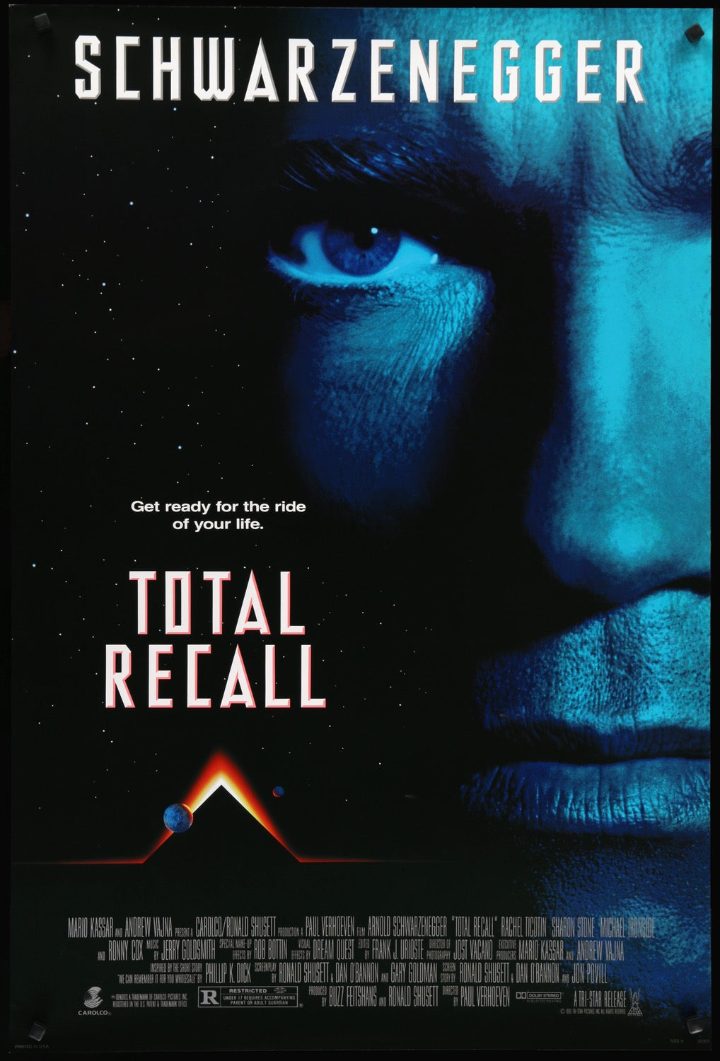 Total Recall (1990) original movie poster for sale at Original Film Art