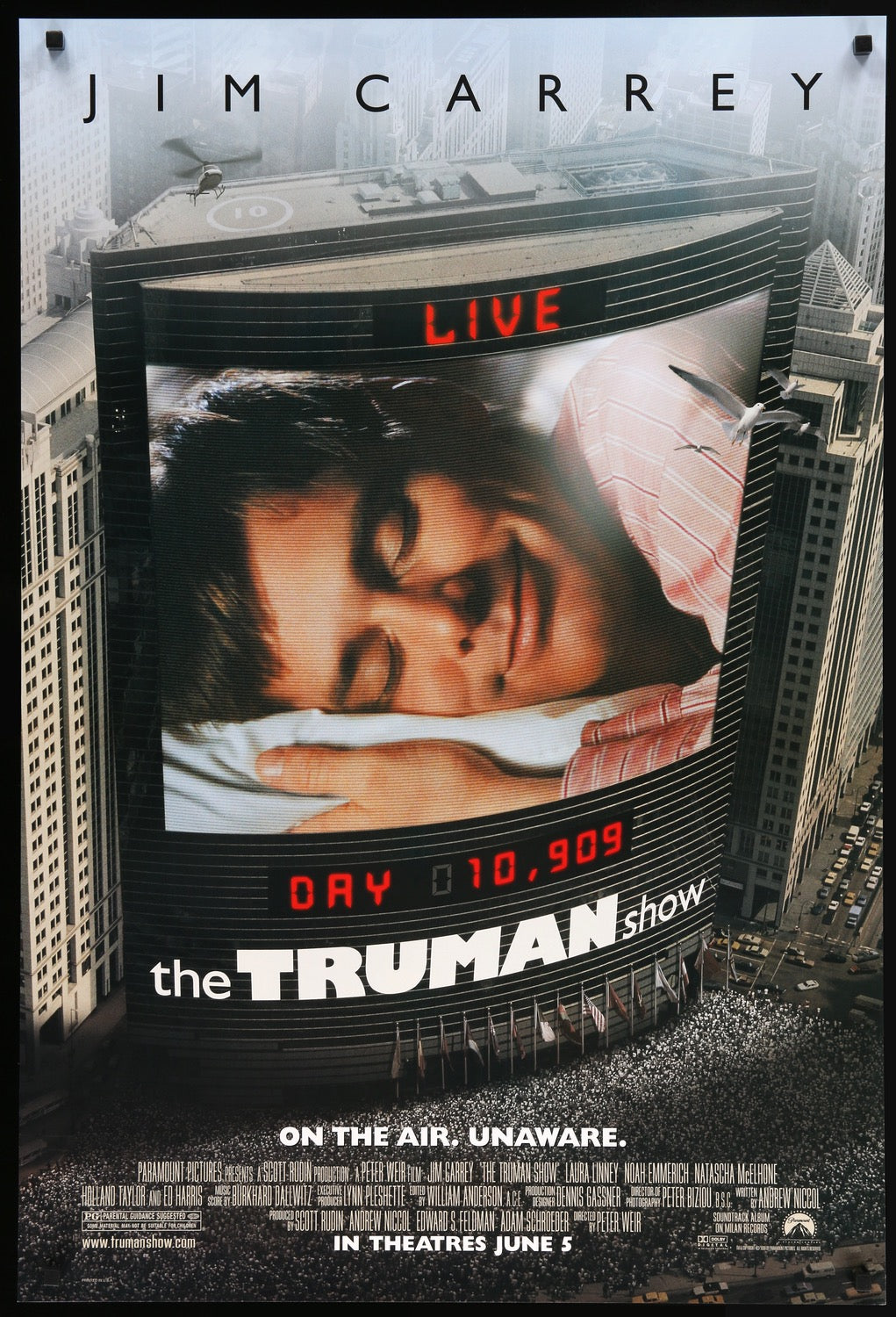 Truman Show (1998) original movie poster for sale at Original Film Art