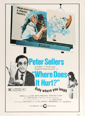 Where Does It Hurt? (1972) original movie poster for sale at Original Film Art - Vintage Movie Posters