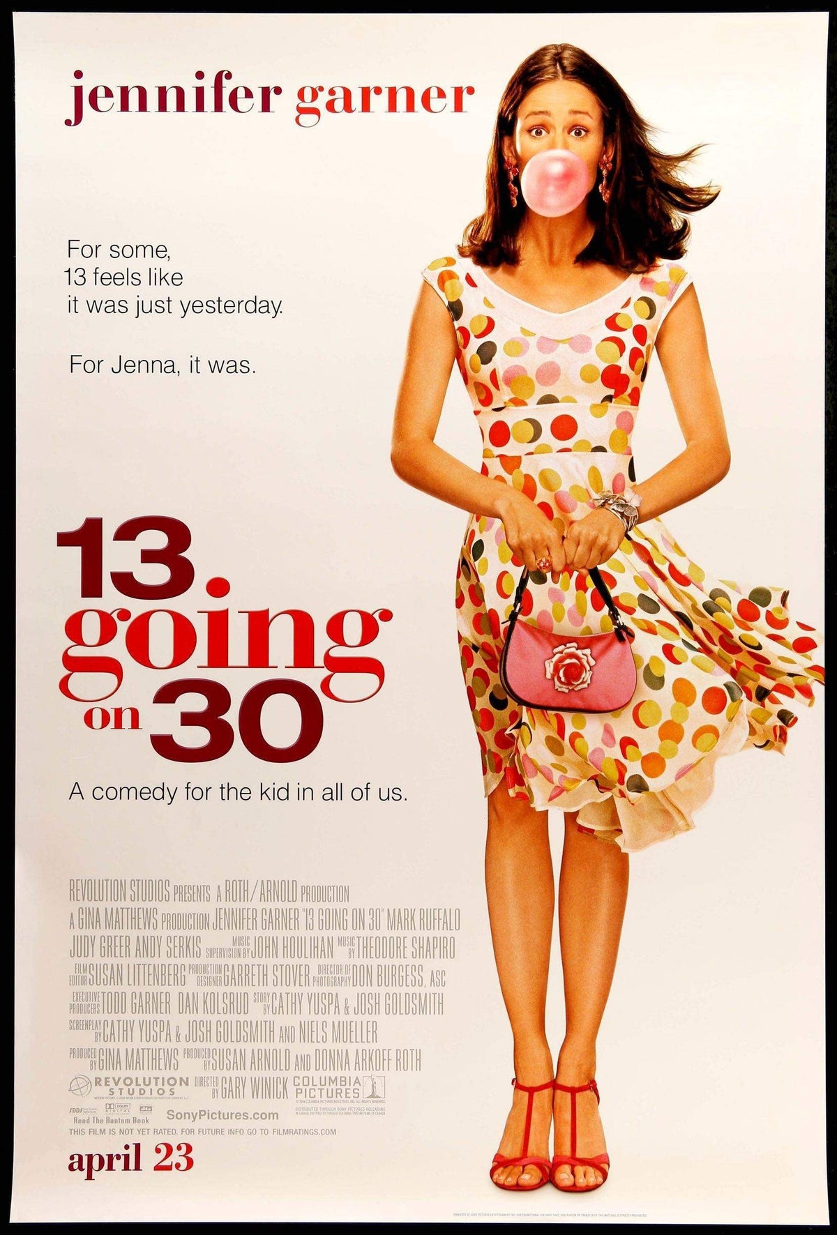 13 Going on 30 (2004) original movie poster for sale at Original Film Art