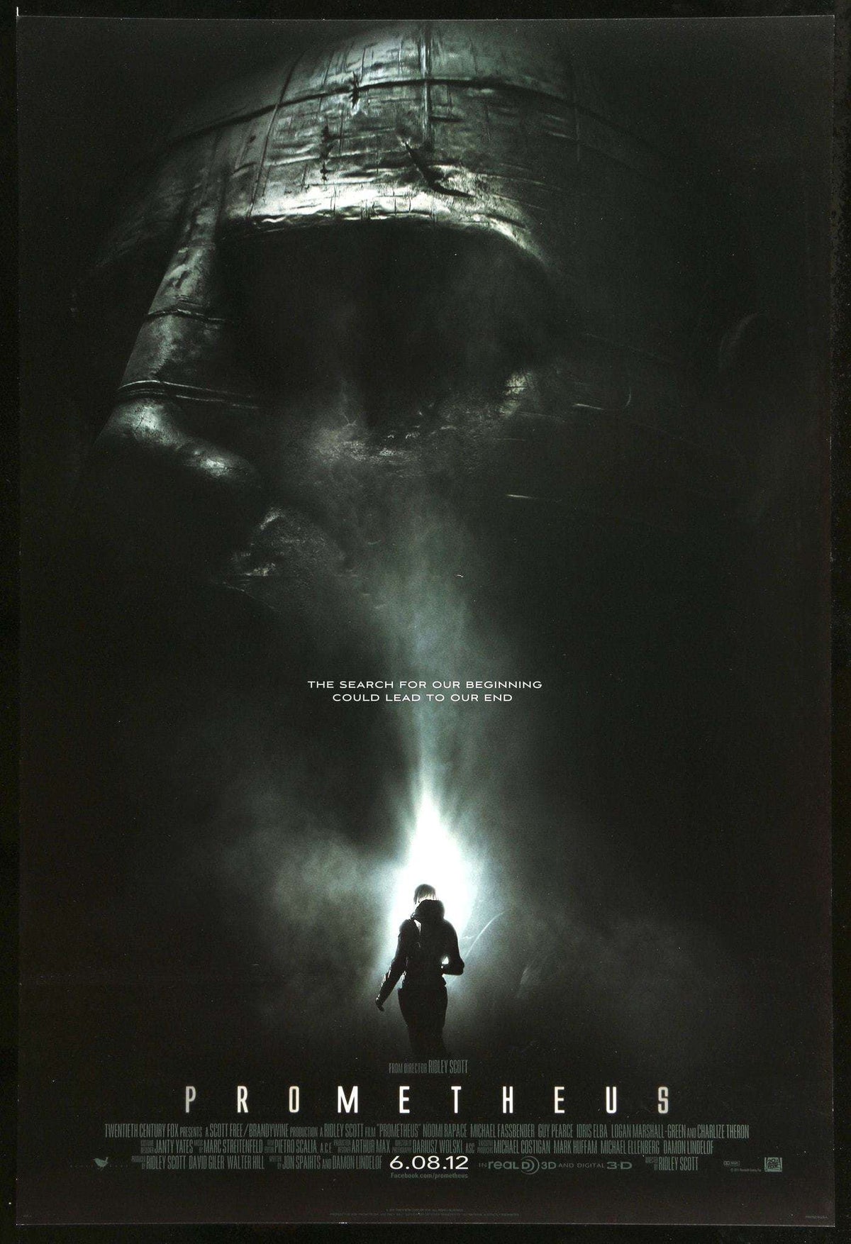 Prometheus (2012) original movie poster for sale at Original Film Art