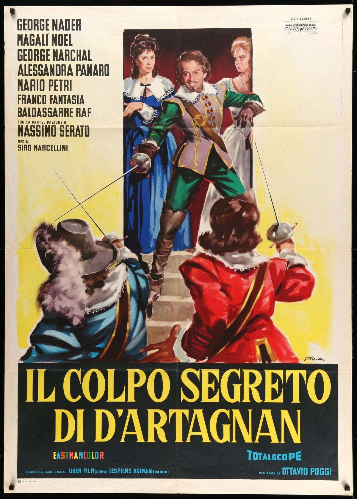 Secret Mark of Dartagnan (1962) original movie poster for sale at Original Film Art