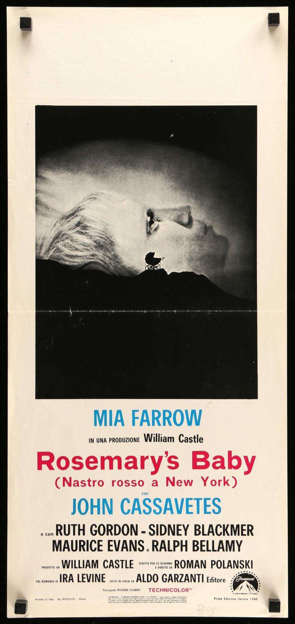 Rosemary&#39;s Baby (1968) original movie poster for sale at Original Film Art