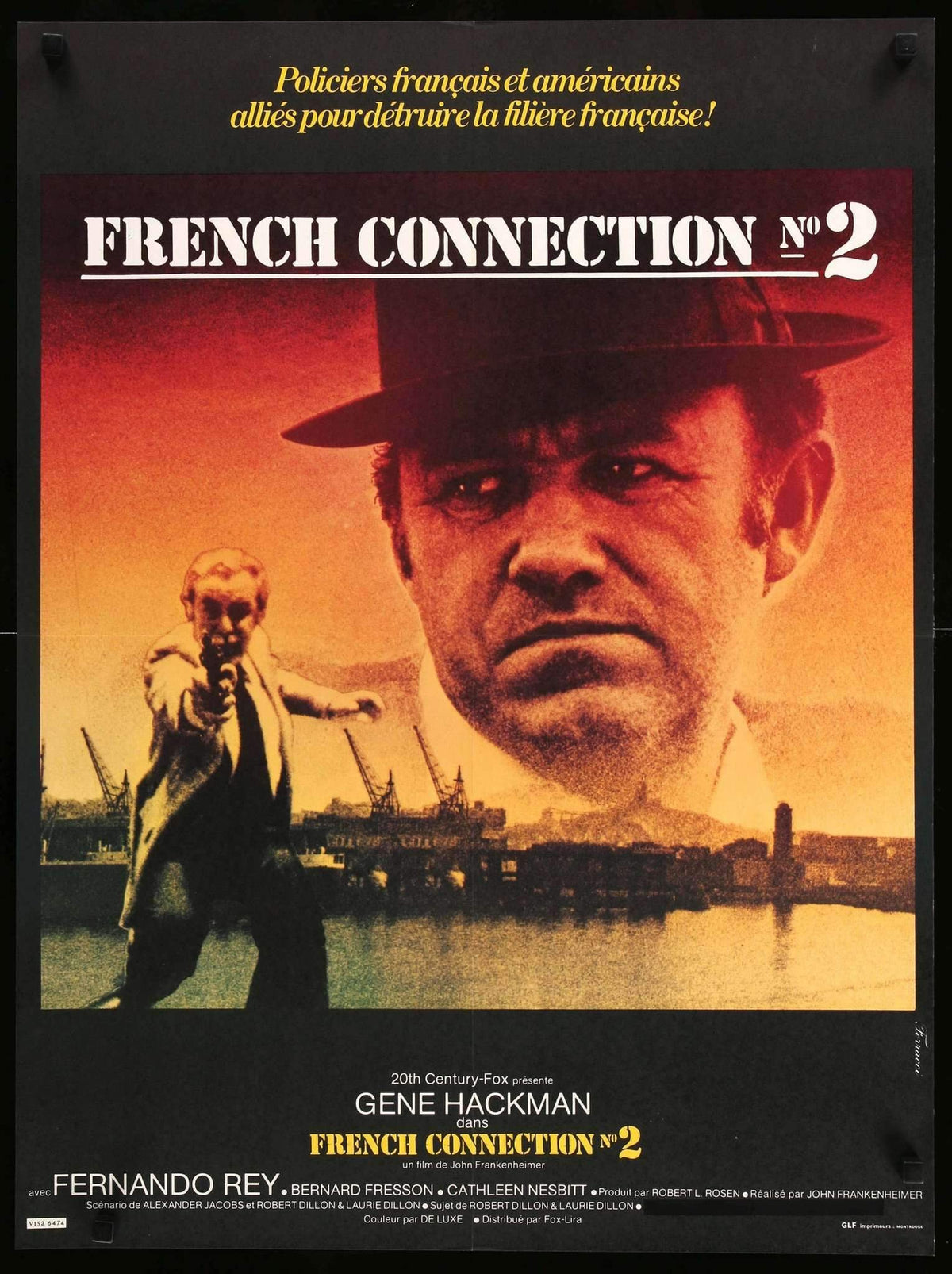 French Connection II (1975) original movie poster for sale at Original Film Art