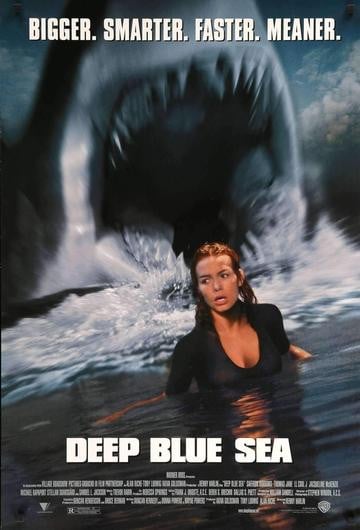 Deep Blue Sea (1999) original movie poster for sale at Original Film Art