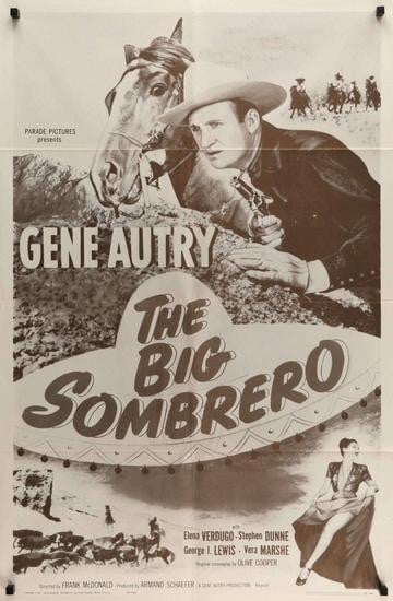 Big Sombrero (1948) original movie poster for sale at Original Film Art