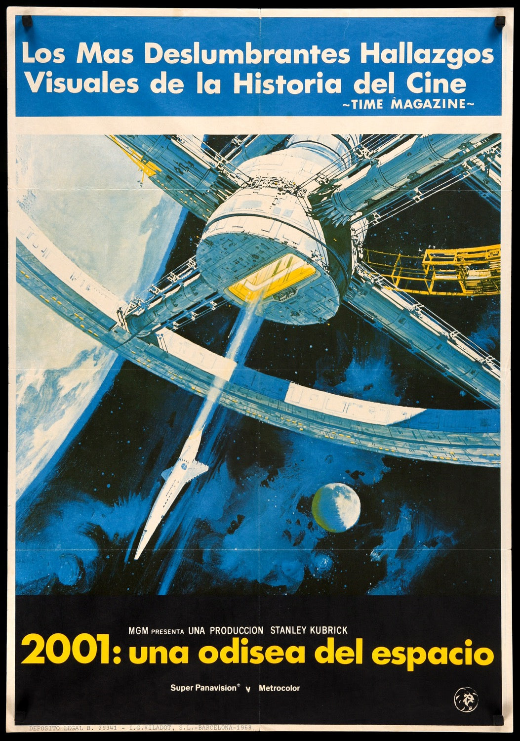 2001: A Space Odyssey (1968) original movie poster for sale at Original Film Art