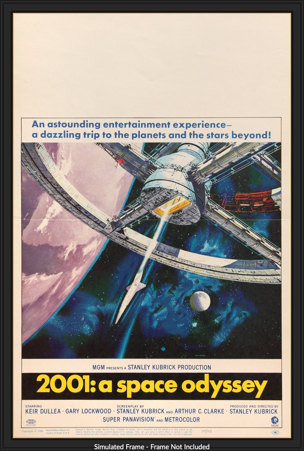 2001: A Space Odyssey (1968) original movie poster for sale at Original Film Art - Vintage Movie Posters