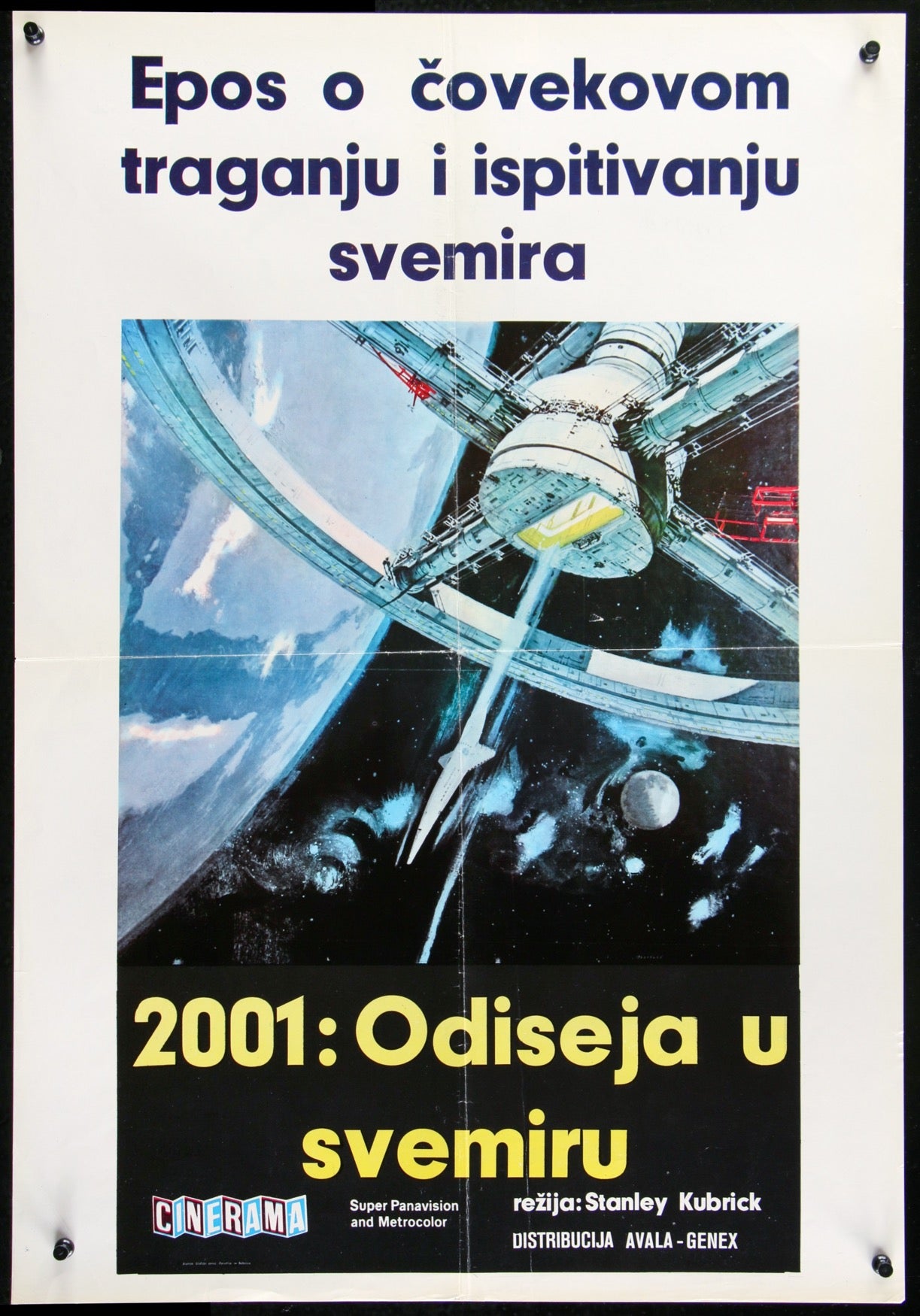 2001: A Space Odyssey (1968) original movie poster for sale at Original Film Art - Vintage Movie Posters