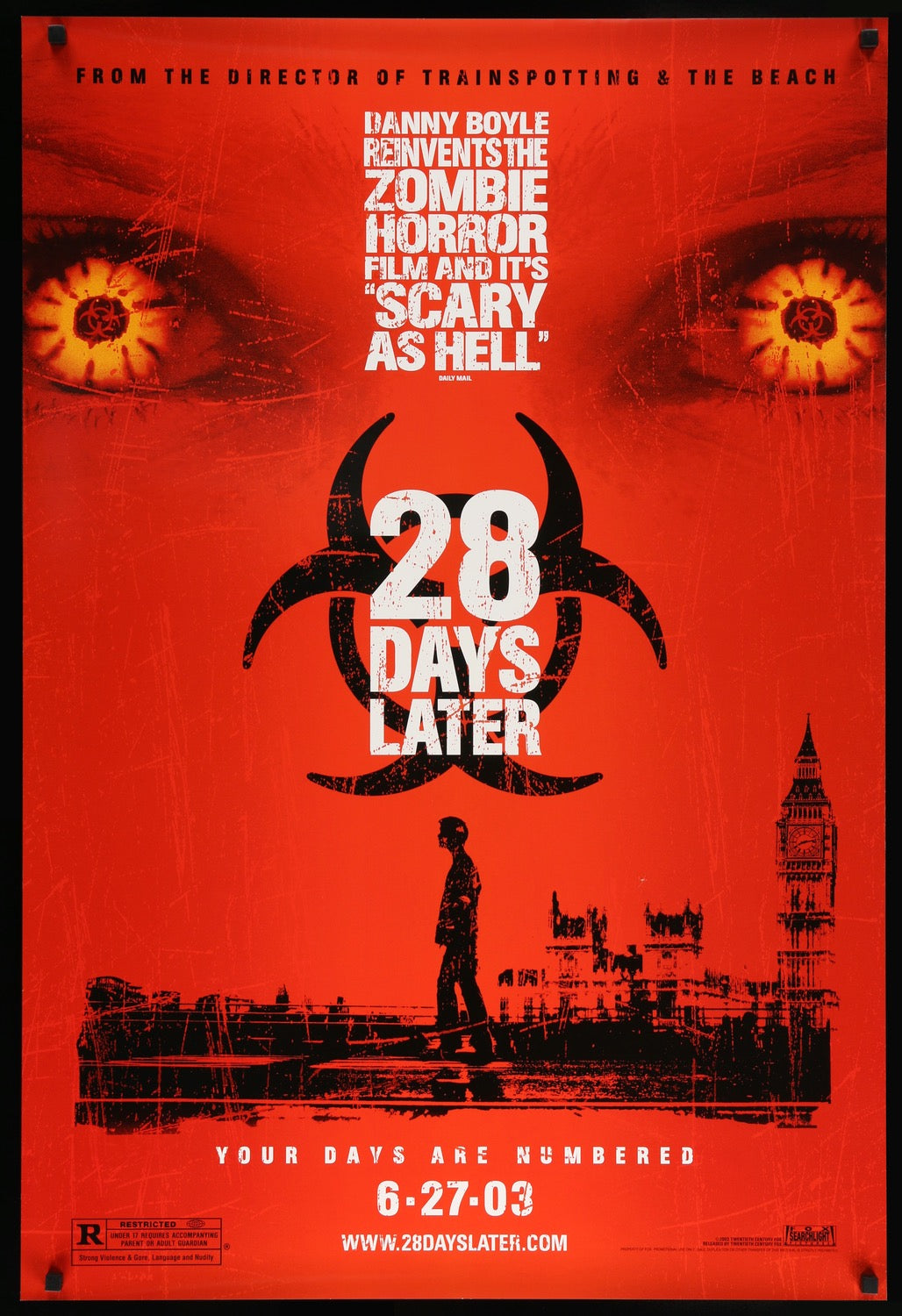 28 Days Later (2002) original movie poster for sale at Original Film Art