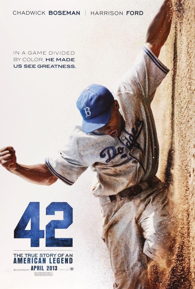 42 (2013) original movie poster for sale at Original Film Art - Vintage Movie Posters