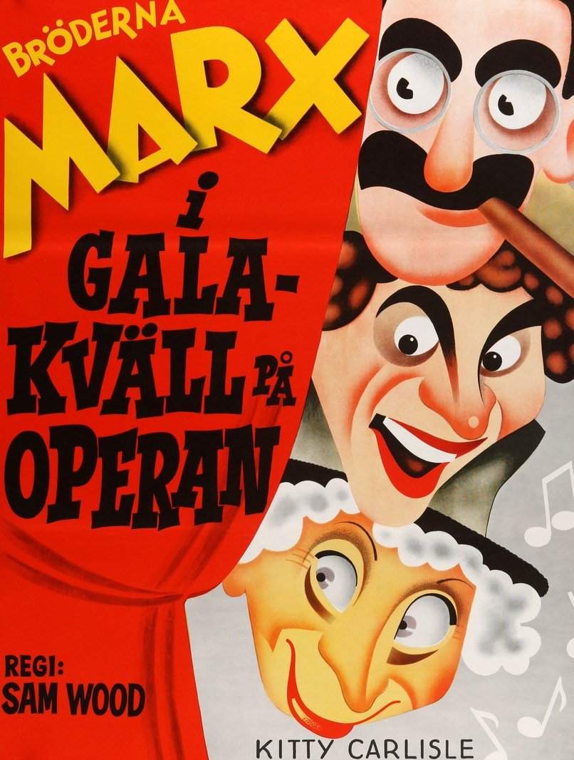Night at the Opera (1935) original movie poster for sale at Original Film Art - Vintage Movie Posters