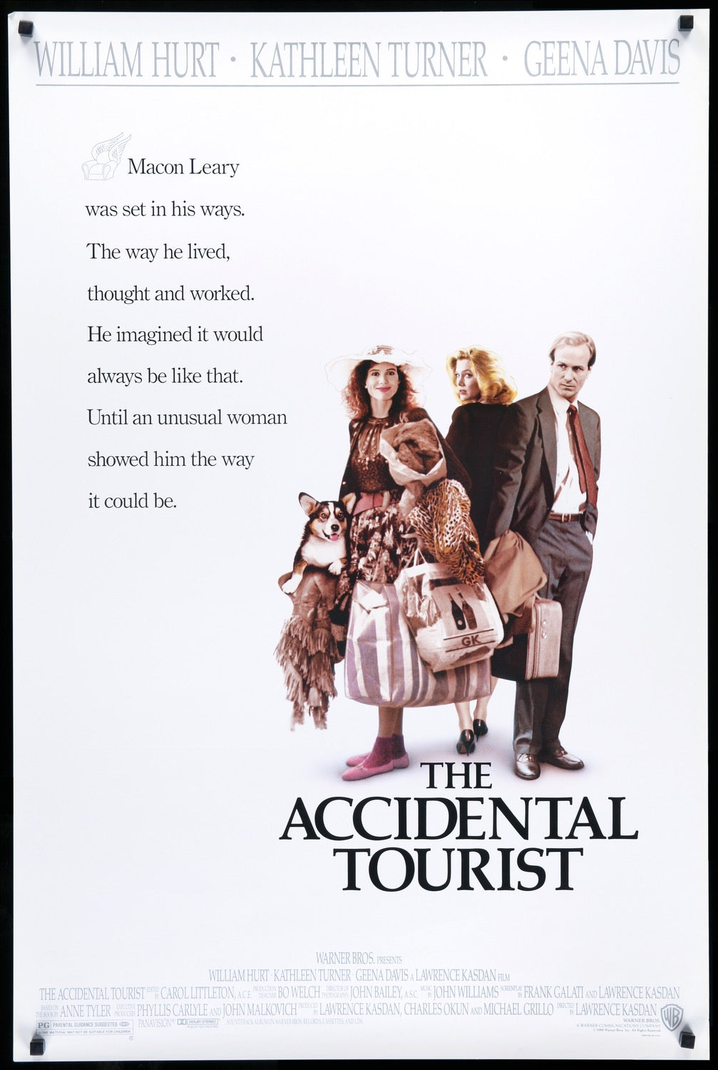 Accidental Tourist (1988) original movie poster for sale at Original Film Art - Vintage Movie Posters