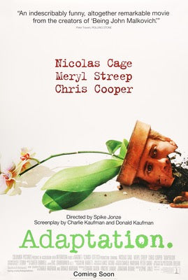 Adaptation (2002) original movie poster for sale at Original Film Art - Vintage Movie Posters