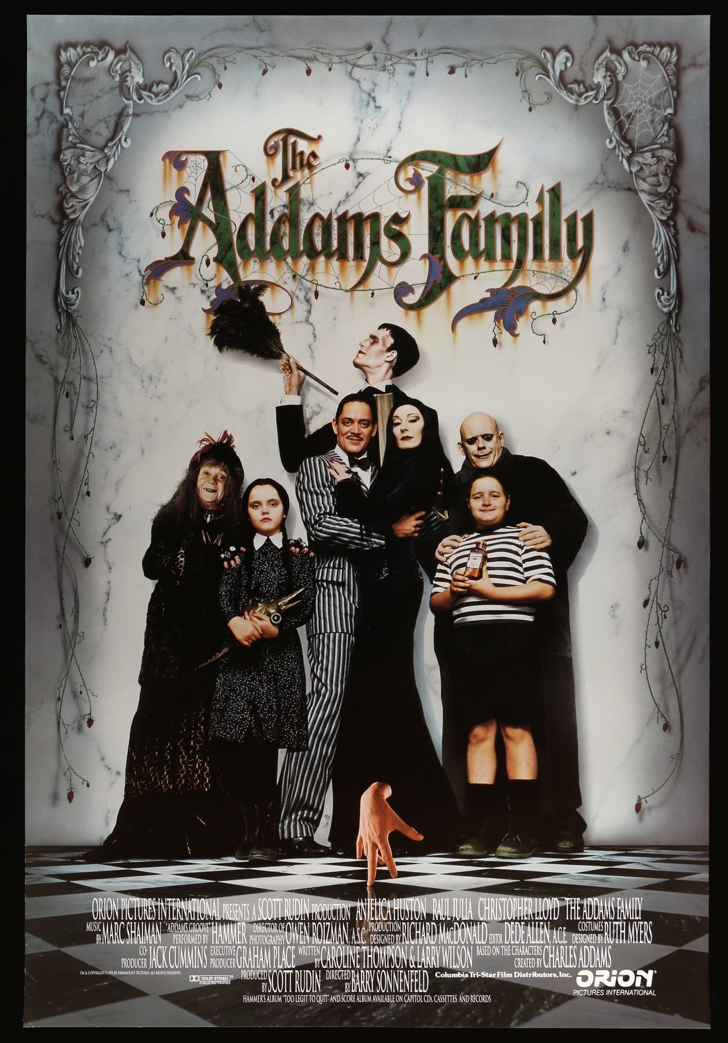 Addams Family (1991) original movie poster for sale at Original Film Art - Vintage Movie Posters